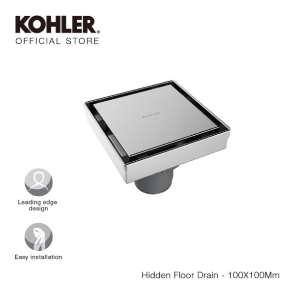 KOHLER Hidden Floor Drain K-R75422T-CP / KOHLER Saringan Kamar Mandi Murah