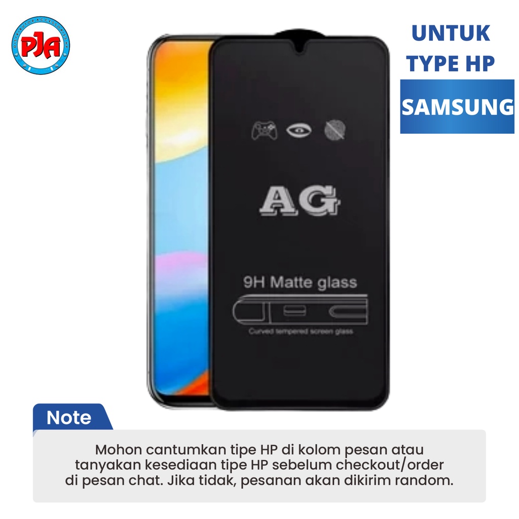 Tempered Glass Anti Gores Temperglass TG AG Matte Gaming Anti Minyak Kaca Full Screen Samsung J2 Prime Grand Prime G530 J5 Prime J5 Pro J4 Plus J6 Plus