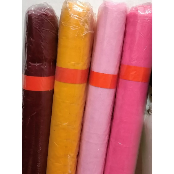 Kain Tile kaku / Kain Tulle Souvernir/ Tulle Gulungan ( 1,25 × 45 meter)