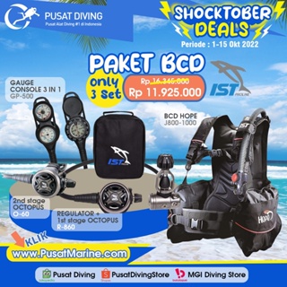 Alat Diving - Paket BCD ShockTober - J8001000