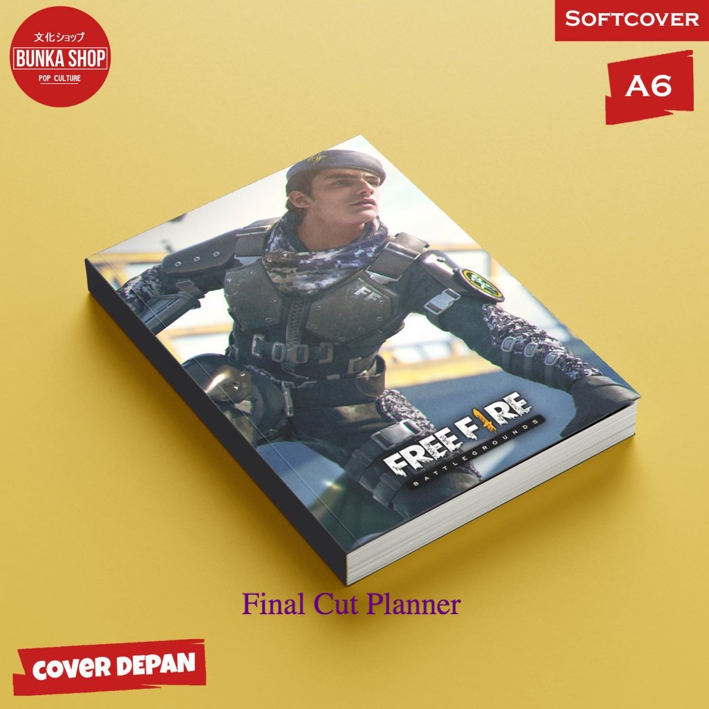 

Pocket Note Free Fire Character Miguel Softcover A6 Buku Tulis Catatan Notes Agenda Planner Jurnal .