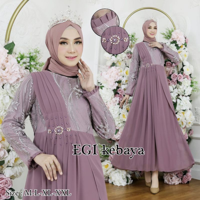 GAMIS CERUTY PAYET // BAHAN TILLE BORDIR MIX CERUTY BABYDOLL PLUS PAYET // KODE EK