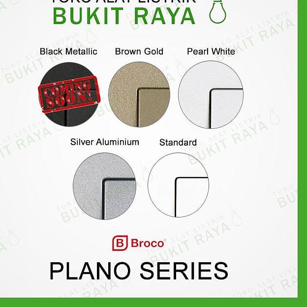 Grosiran Murah E174 Broco Plano Stop Kontak Data Cat.5e (RJ45) Single Network Socket gas 