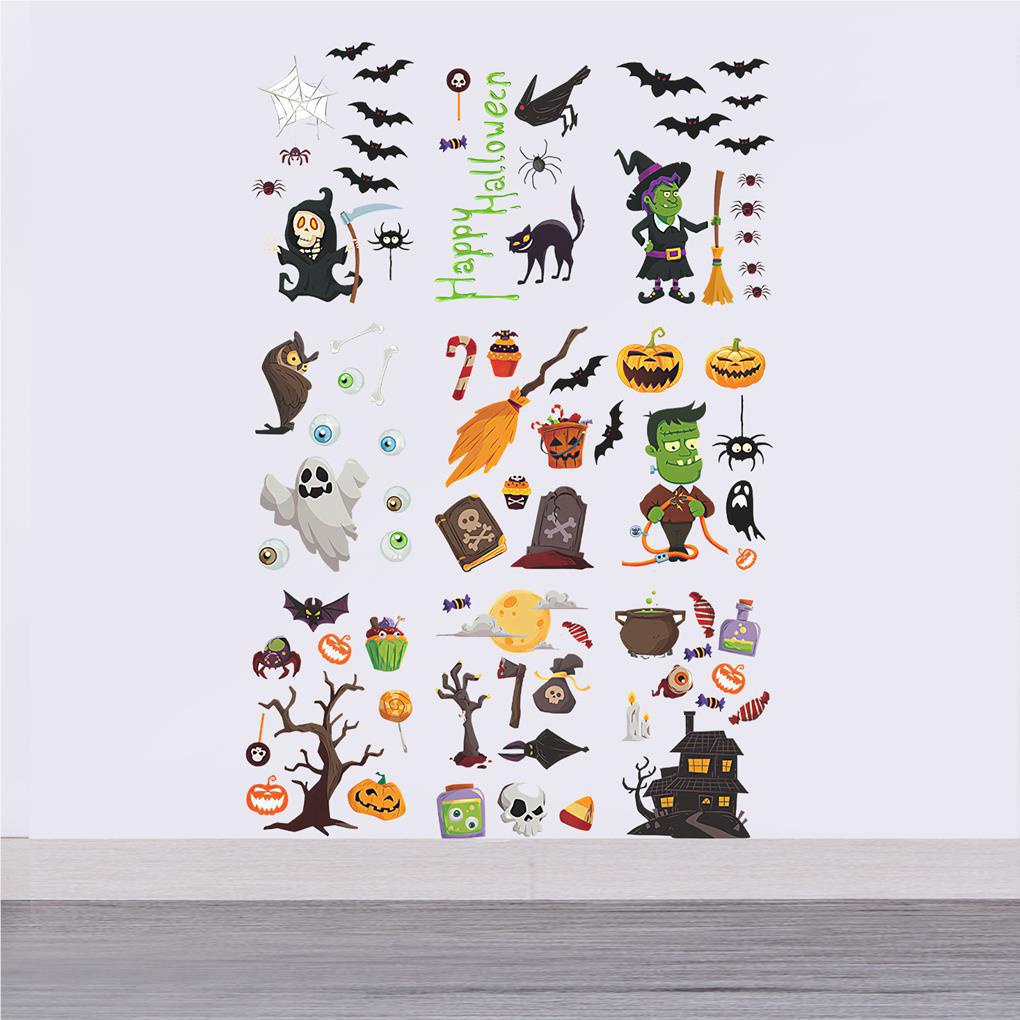 9pcs Stiker Dinding Desain Kartun Halloween Warna-Warni Untuk Dekorasi Rumah   (house2020) Buku Literatur Klasik Bahasa Mandarin