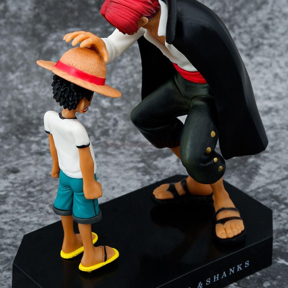 Lanfy Monkey D Luffy Model Desk Decor Anak Kartun Anime Koleksi Mainan Alat Peraga Dekorasi Rumah Model Figure Luffy