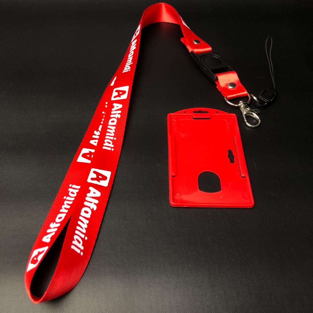 

Alfamidi Lanyard Tali Gantungan Id Card Holder Logo Alfamidi Lengkap dengan Strap Hp/Flashdisk dll