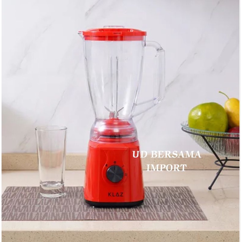 KLAZ Blender 1.5L/Blender Plastik/Alat Pembuat Jus - Merah