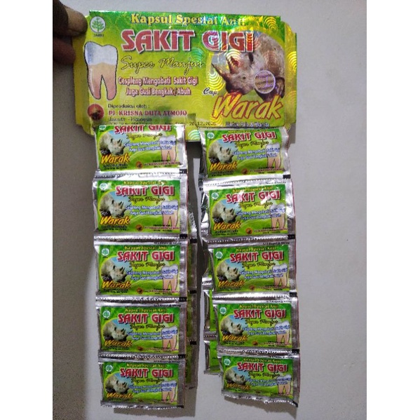 sakit gigi warak