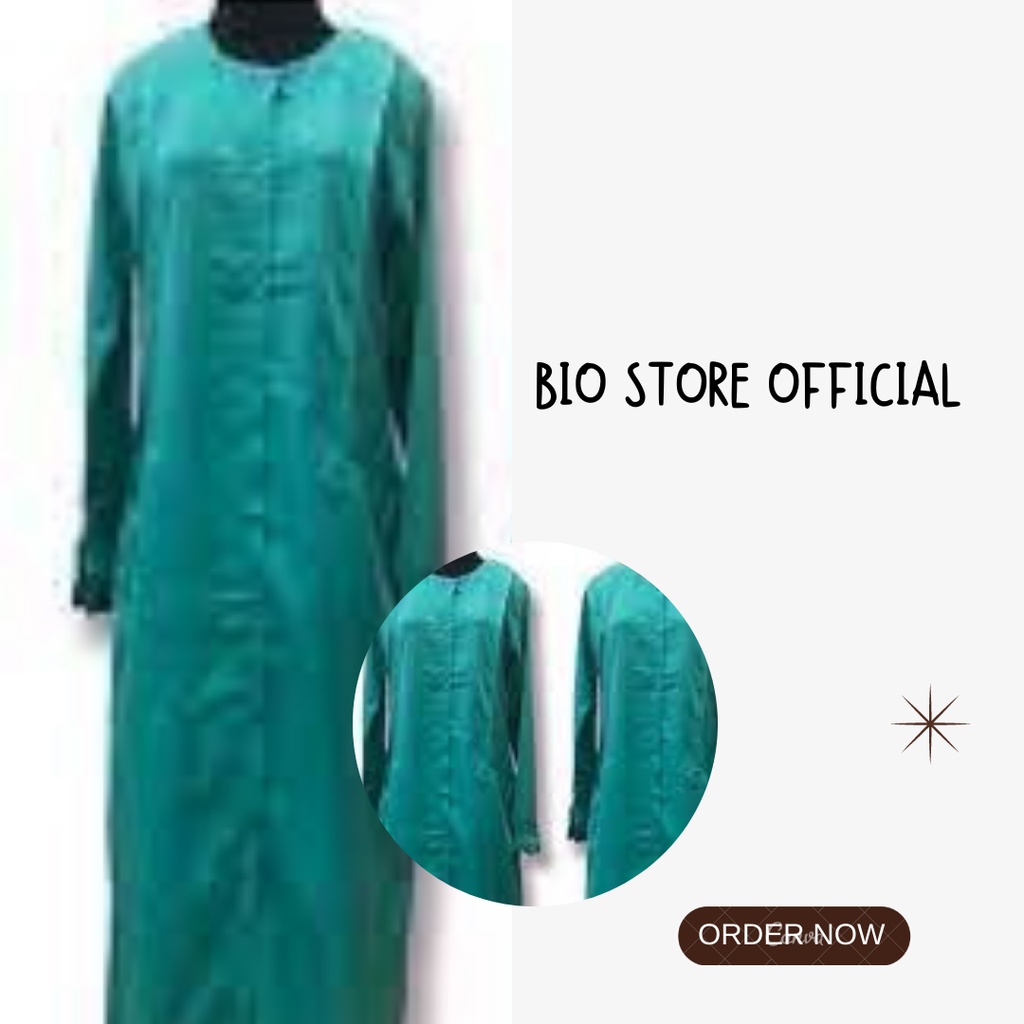 Jubah Santriwati Gontor Original / Jubah Ijo Gontor / Seragam Jubah Hijau Santriwati