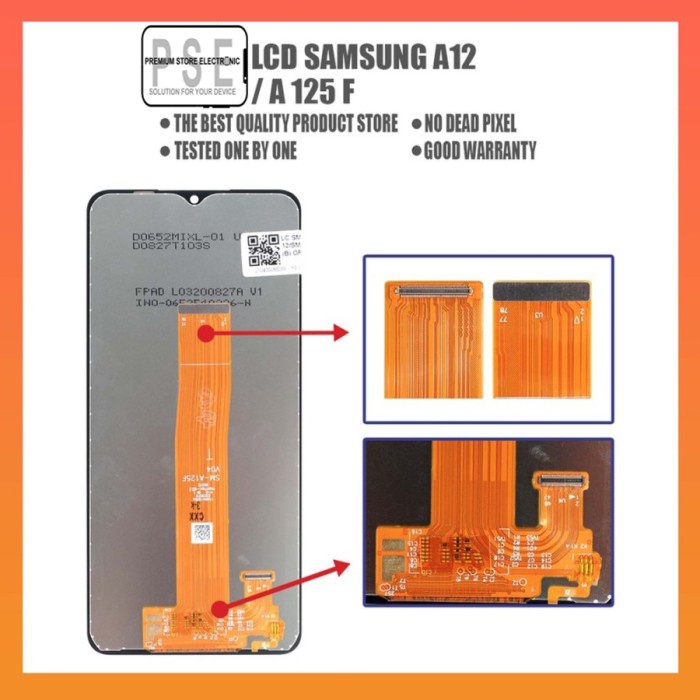 LCD SAMSUNG A12/A12F ORIGINAL FULLSET TOUCHSCREEN