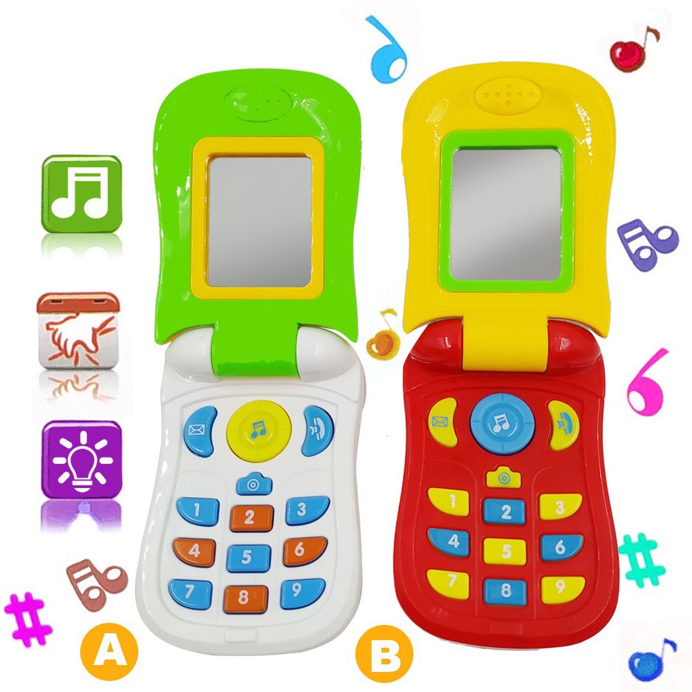 LONGSTREAM - Music Cellular Phone Mainan Bayi Handphone Musik Edukatif