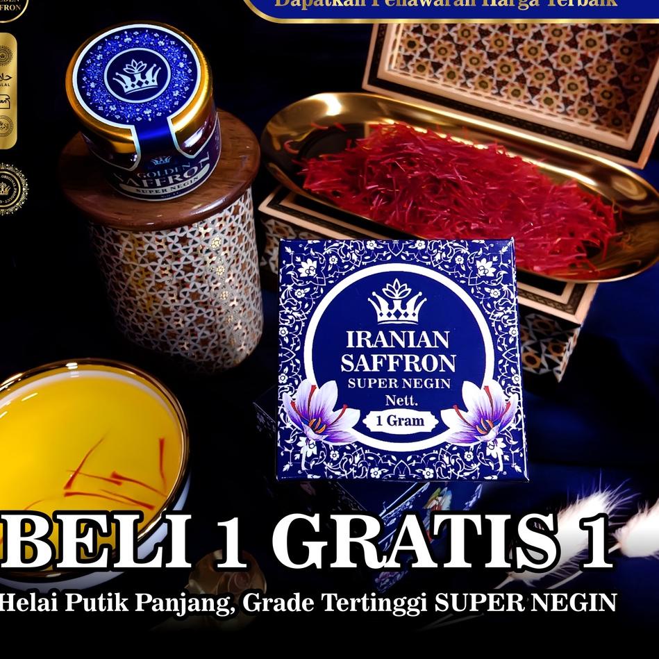 

Promo baru--SAFFRON IRAN /1gramSaffron (REAL SUPER NEGIN) ORIGINAL