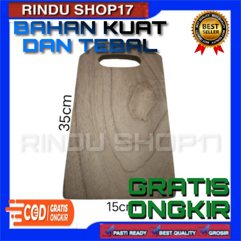 (RS)TALENAN KAYU TALENAN DAPUR ALAT MEMASAK