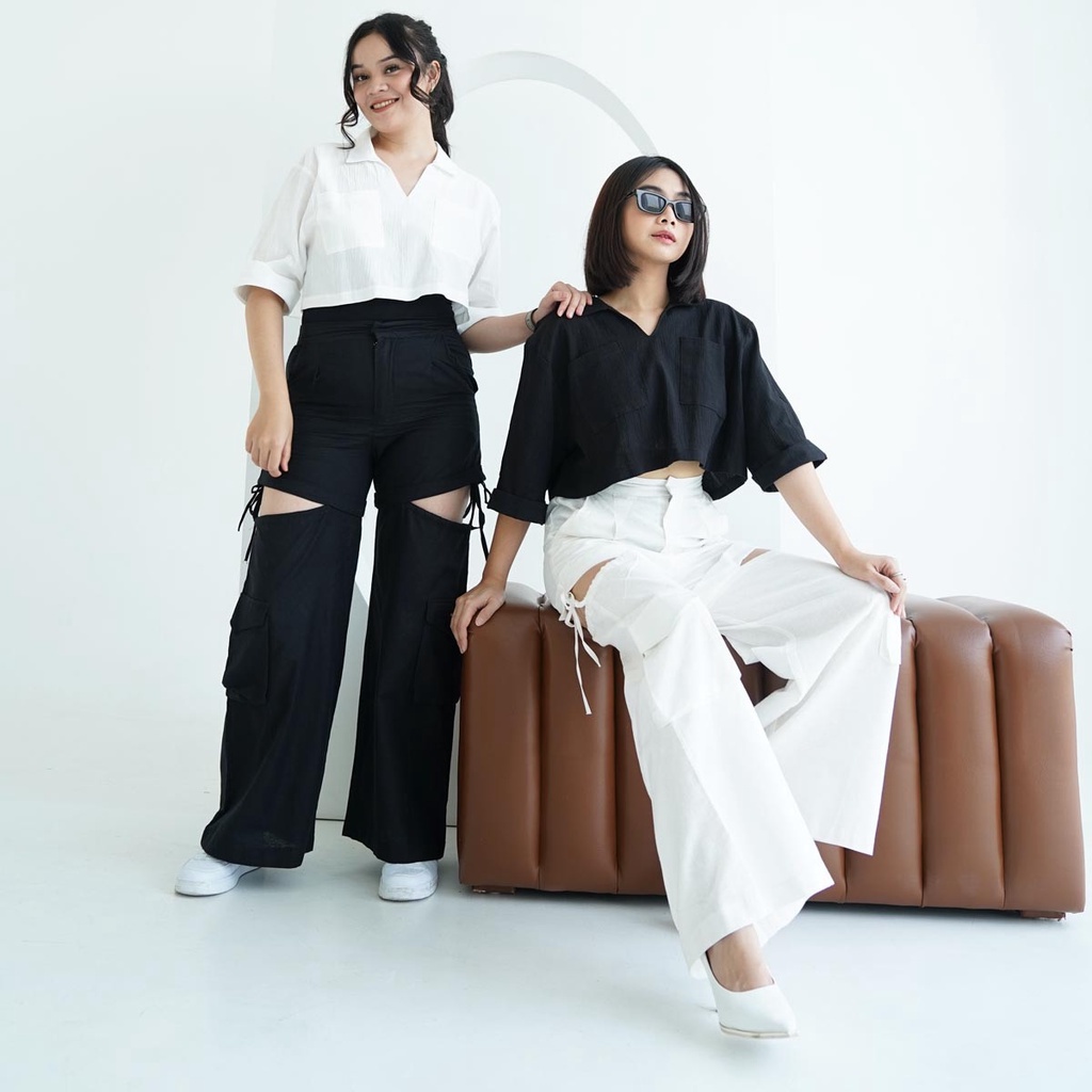 Pants Pocket Klara Celana Panjang Wanita