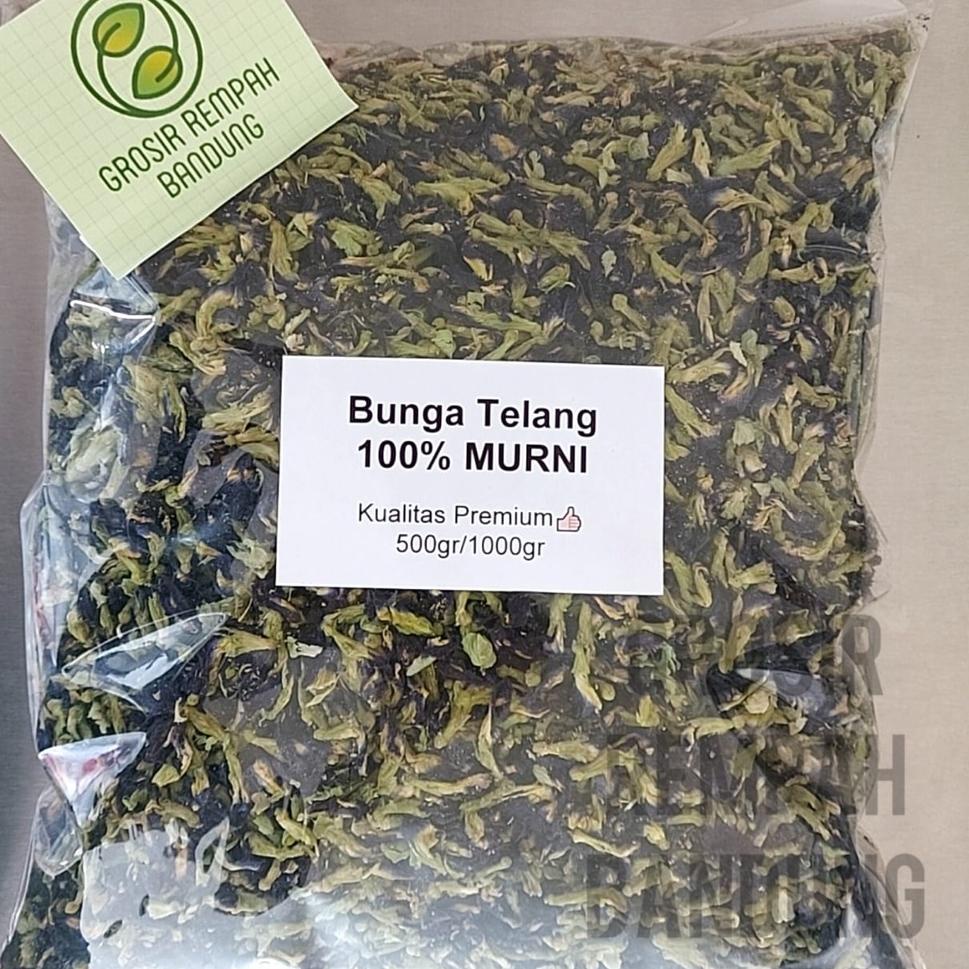 

trxR7d7C--Bunga Telang Kering Bersih Pilihan / Rempah / Kualitas Terbaik