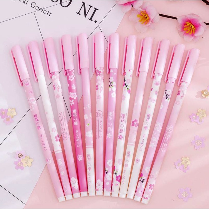

EMMALAND || Pulpen Sakura / Pena Bunga Sakura Doggy Peach Space Bear Animal Random Cute Aesthetic Untuk Sekolah / Kantor