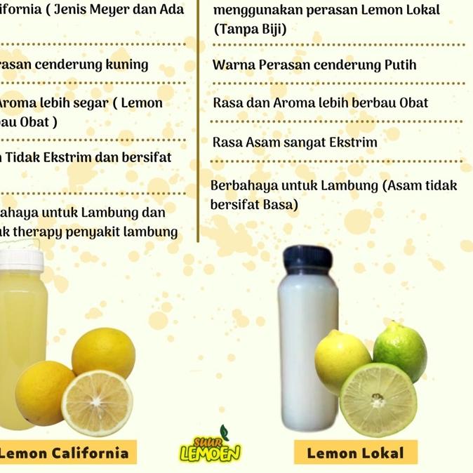 

Terbaik 1000 ml Sari Lemon California Murni 1 L Tanpa Brand Tanpa Merk serbuuu !