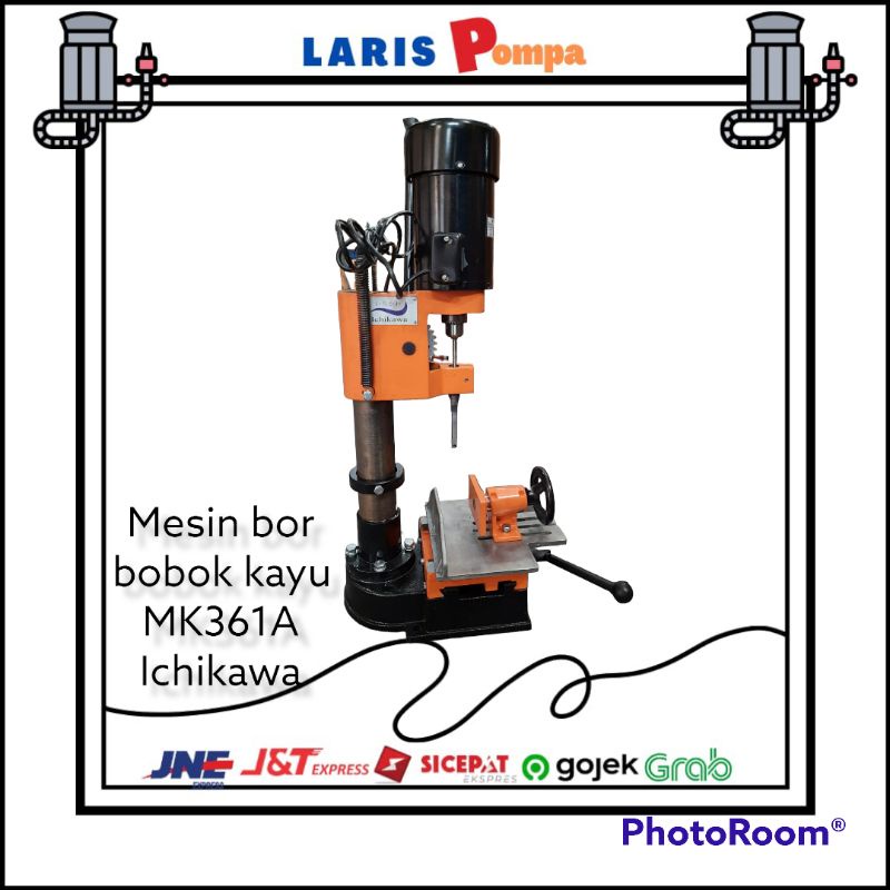 Mesin Bobok Kayu Ichikawa MK-361A / Chisel Mortiser Ichikawa MK-361A