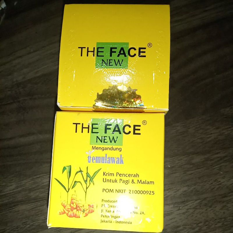 cream the face temulawak / cream temulawak bpom