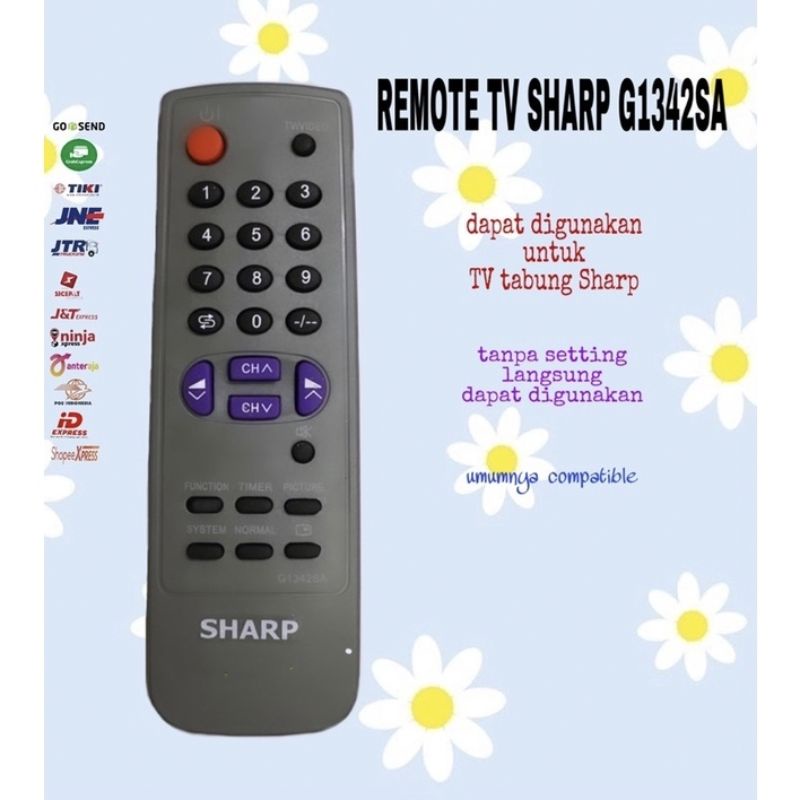 Remote TV SHARP TV Tabung G1342SA