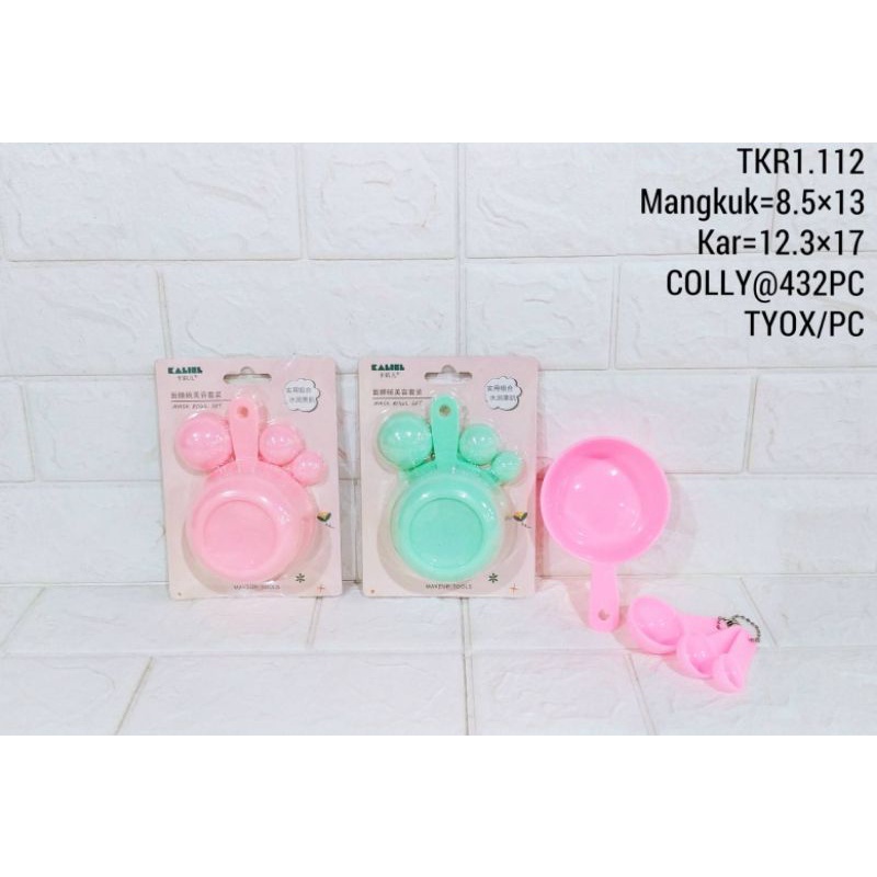 Mangkuk Masker Set 4in1 Mangkok Masker Lengkap