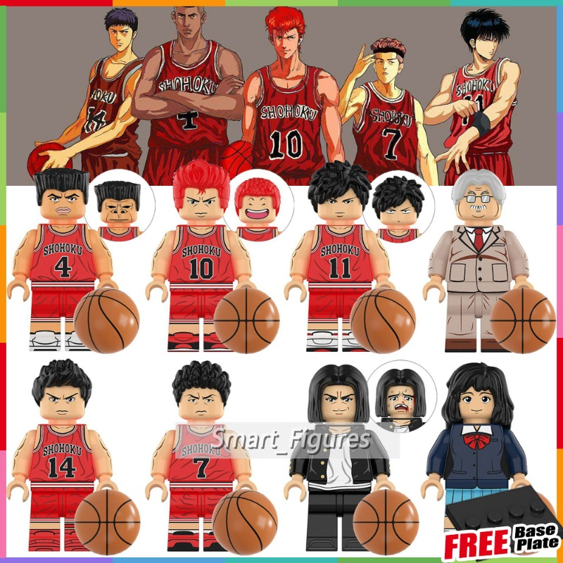 Action Figure Mini Karakter Kartun Slam Dunk KT1060