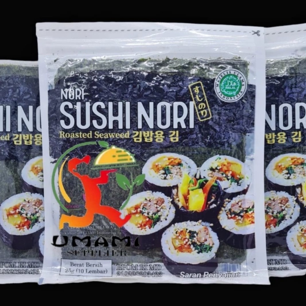 

bGF Java Sushi Nori Isi 10 Lembar Halal