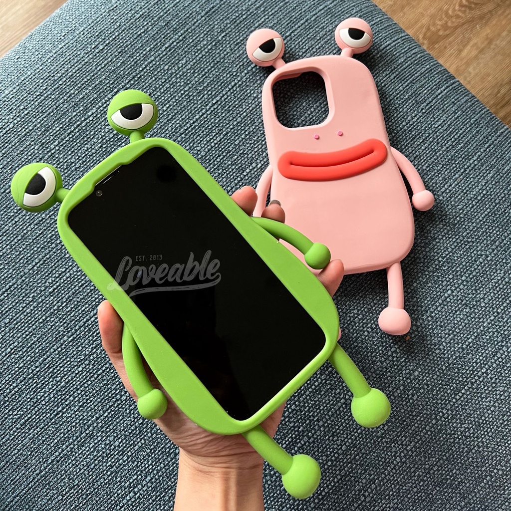 Frog big mouth case for iphone 7 8 plus x xs max xr 11 12 13 14 pro max