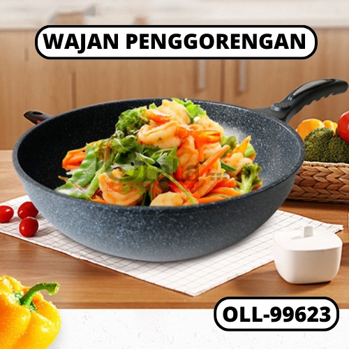 Penggorengan Wajan Tebal Anti Lengket Super Fry Pan OLL-99623