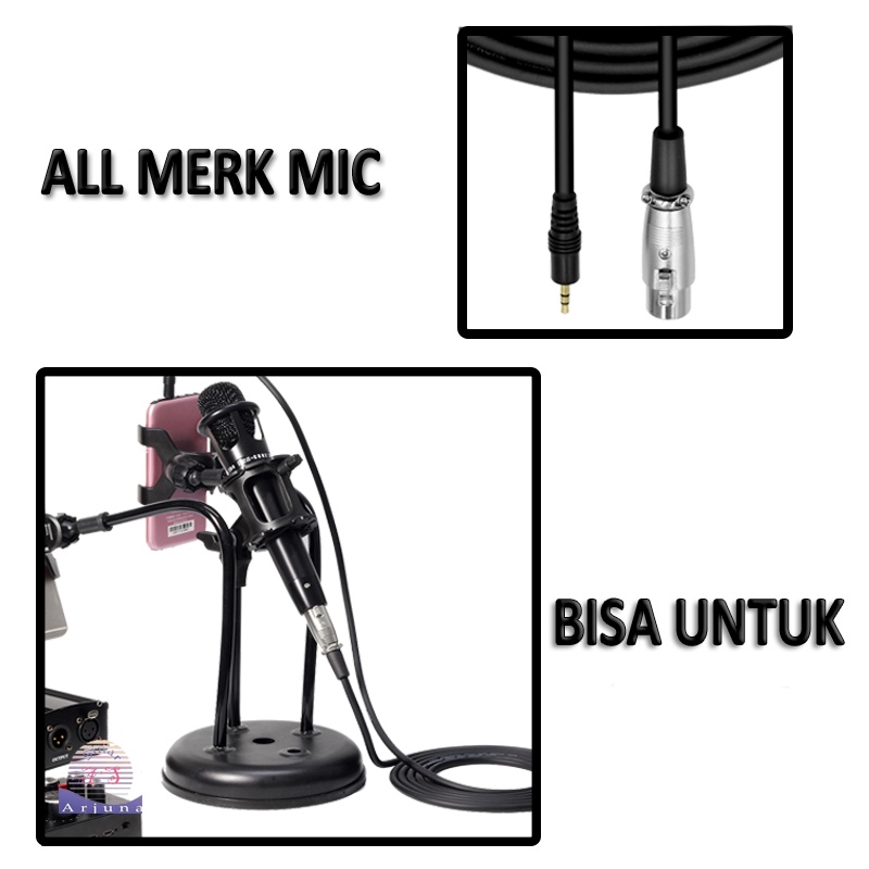 KABEL MICROPHONE / KABEL MIC AWET KUALITAS BAGUS LENTUR