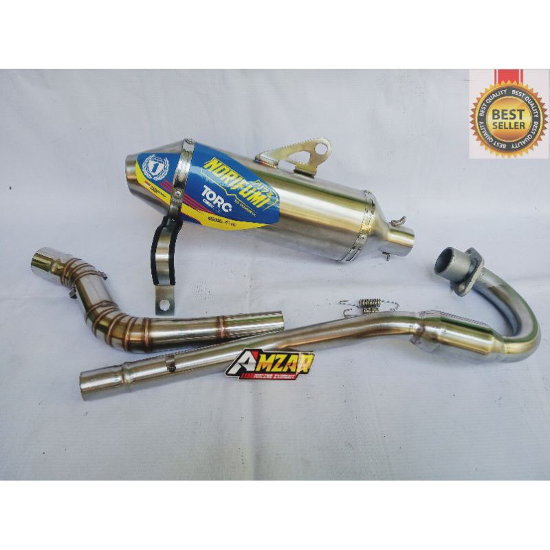 knalpot Racing crf norifumi torc bisa untuk dtracker klx150 crf150