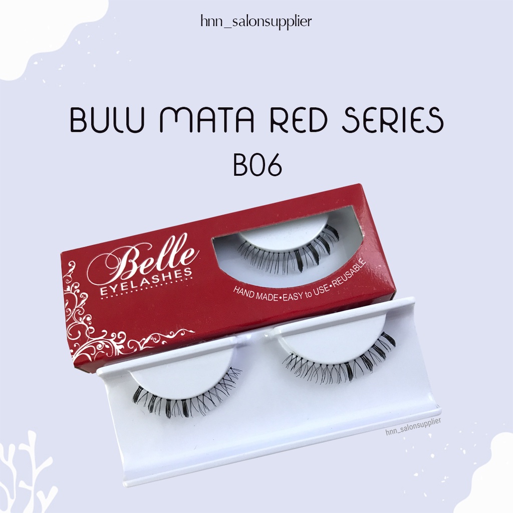 B06 Bulu Mata Bawah Palsu Handmade Fake Eyelash Eye Lashes Lash Artifivial Belle Eyelashes