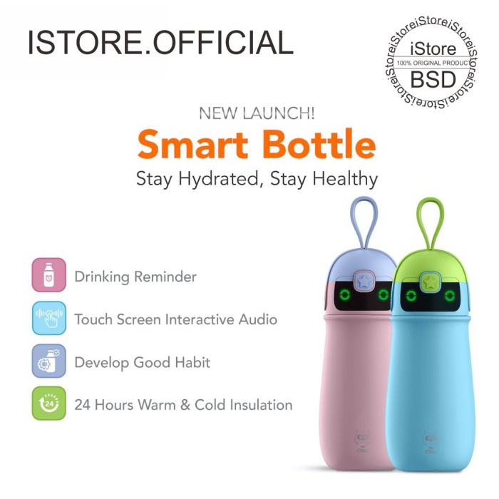 Olike Smart Bottle - Botol Minum Pintar - Peralatan / Perlengkapan Dapur