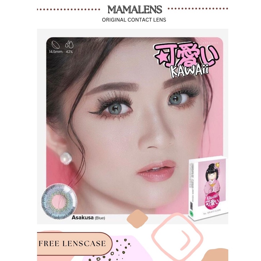 SOFTLENS X2 KAWAI MINUS -3.25 S/D -6.00 | FREE LENSCASE - MAMALENS