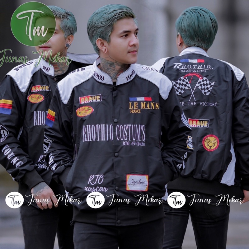 JAKET NASCAR FULL BORDIR PREMIUM FASHION 2022