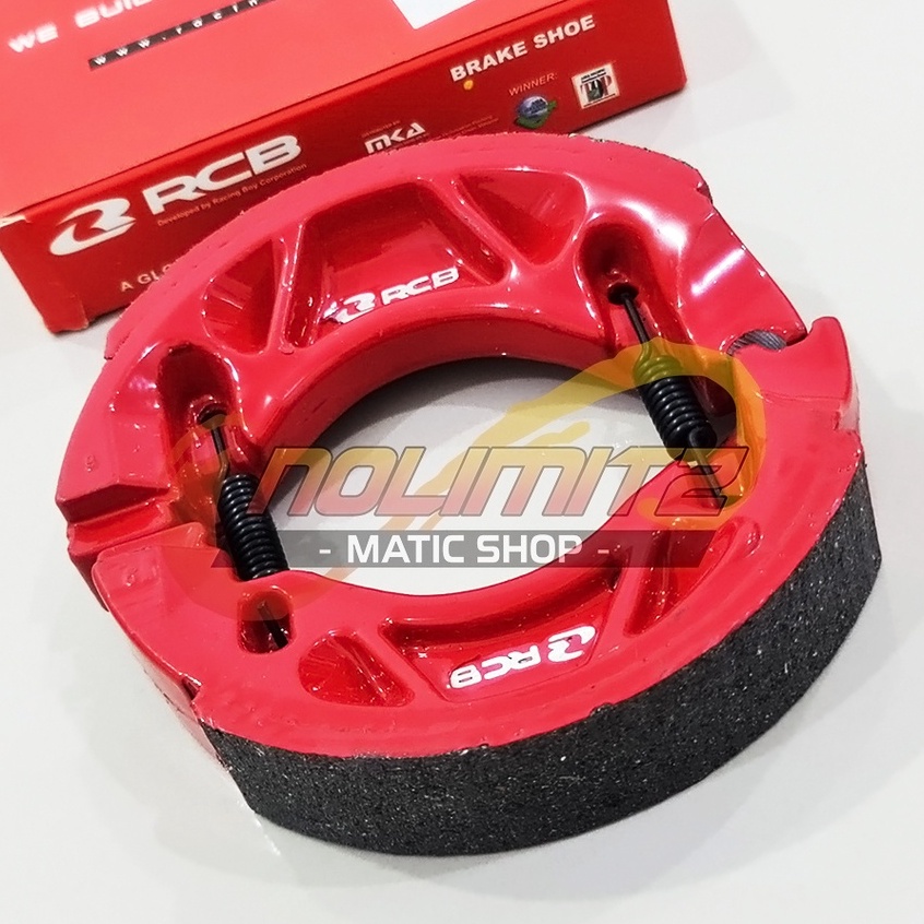 Kampas Rem Belakang RCB Racing Boy Aerox 155 Lexi Fazzio Fino Mio Xeon
