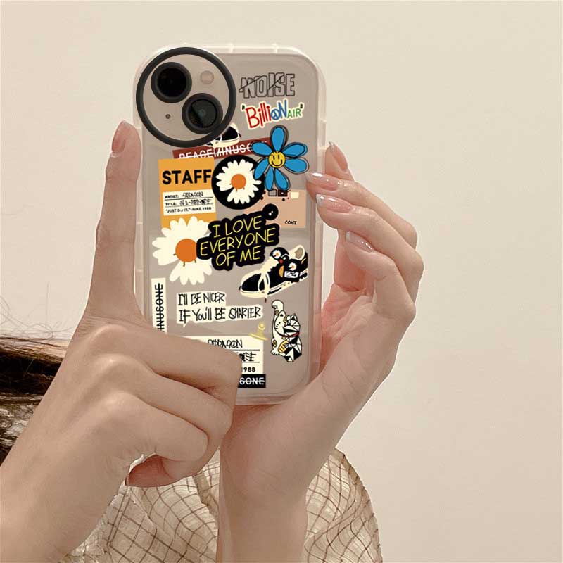 Casing Silikon Realme C21Y C25Y C21 5 5i 6i C3 C35 C11 2021 C25 C15 C12 C2 Motif Bunga Daisy