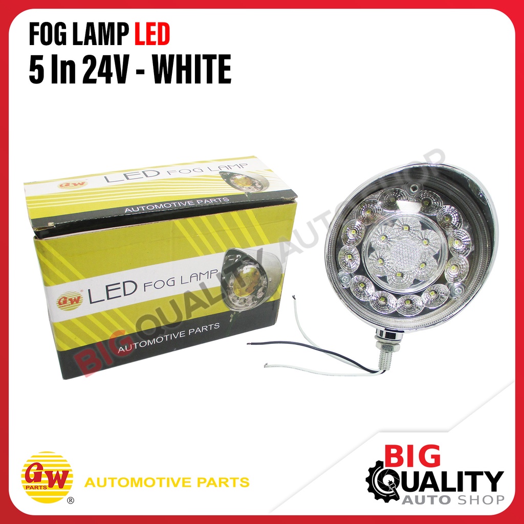 Lampu Kabut Lampu Sorot Fog Lamp Led 5 Inch White 24V