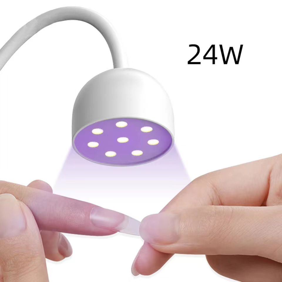 Lotus Lamp Uv Led 24 Watt Wireless / Bentuk Lampu Pengering Kutek Polygel Nail Extension / Pengering Kutek Gel