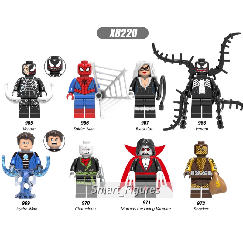 Morbius The Living Vampire Mainan Action Figure Minifigures Venom Marvel Untuk Hadiah X0220