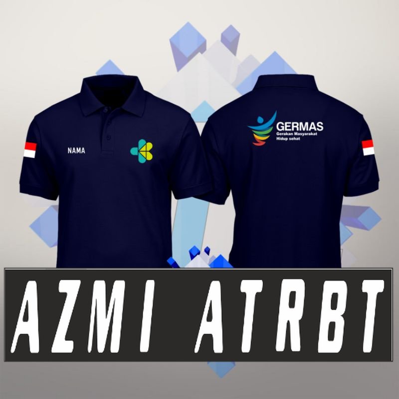 KAOS POLO SHIRT GERMAS GERAKAN MASYARAKAT HIDUP SEHAT KEMENKES BIDAN / DOKTER / AHLI GIZI (BISA CUST
