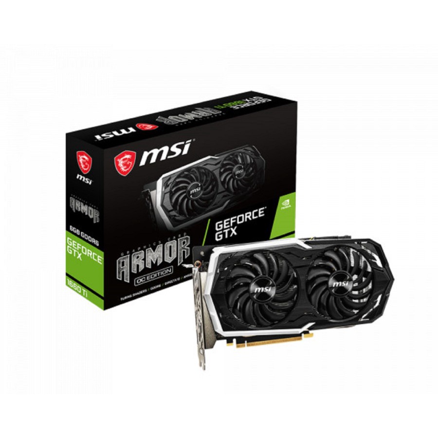 VGA MSI GeForce GTX 1660 Ti ARMOR 6G BEKAS MULUS MASIH SEGEL