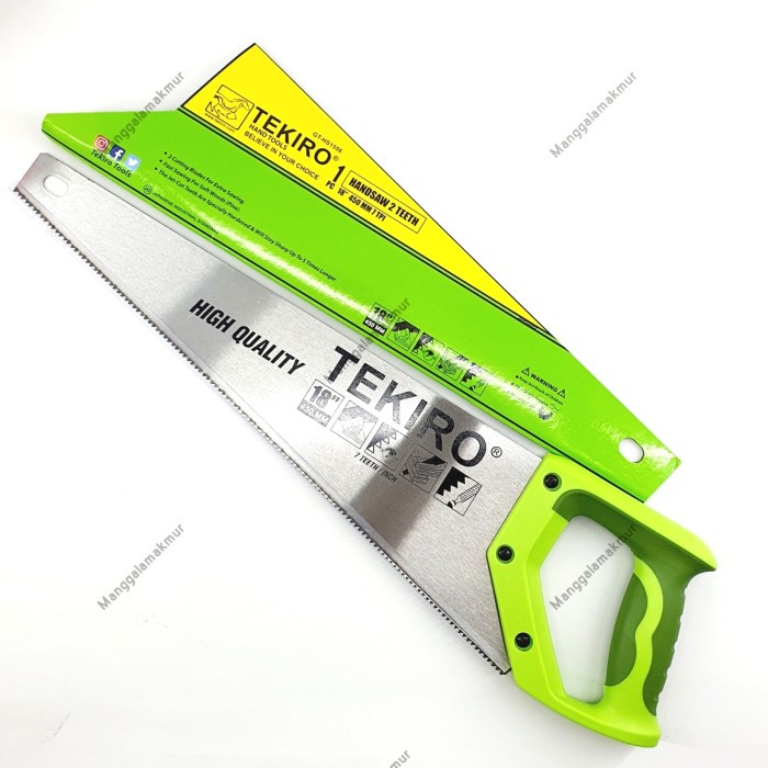 Tekiro Gergaji / Geraji Potong Kayu 2 Mata 18 Inch