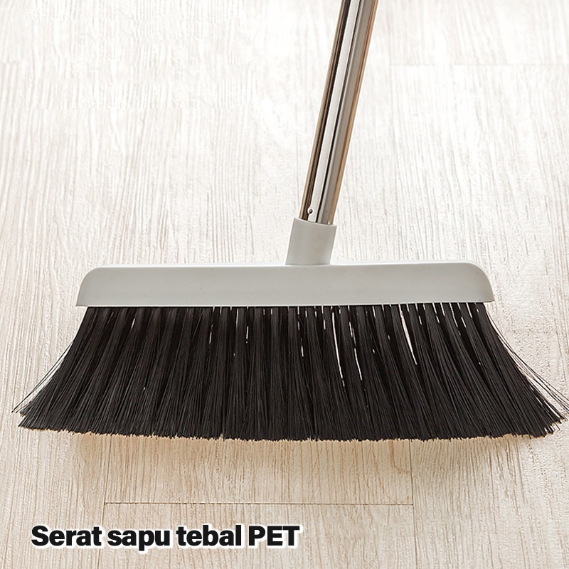 Broom Set Wiper 2in1 Sapu Dengan Pengki Praktis Dengan Fitur Penyaring