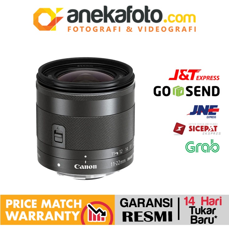 Canon Lensa EF M 11-22mm f4-5.6 IS STM