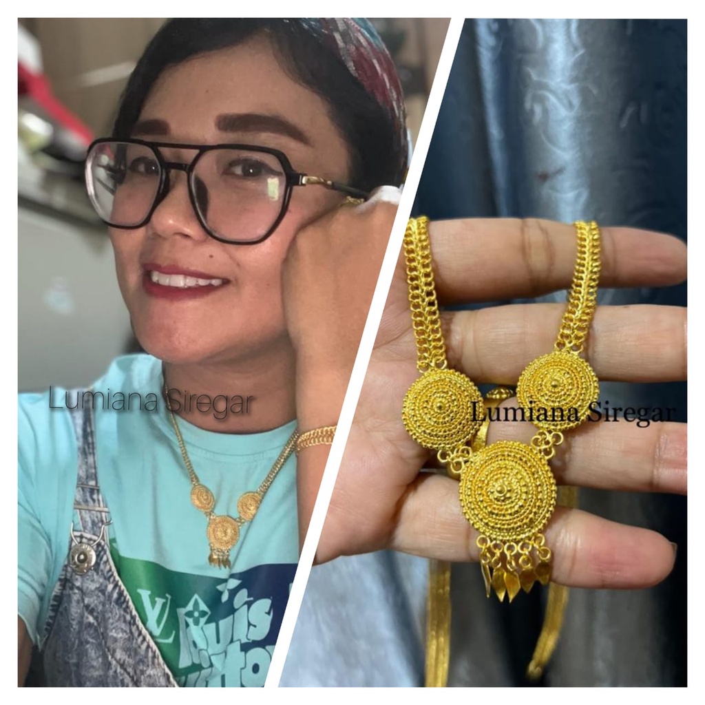 Kalung Borobudur Model Terbaru 40 gr Mas LM London 99,9% Lumiana Siregar