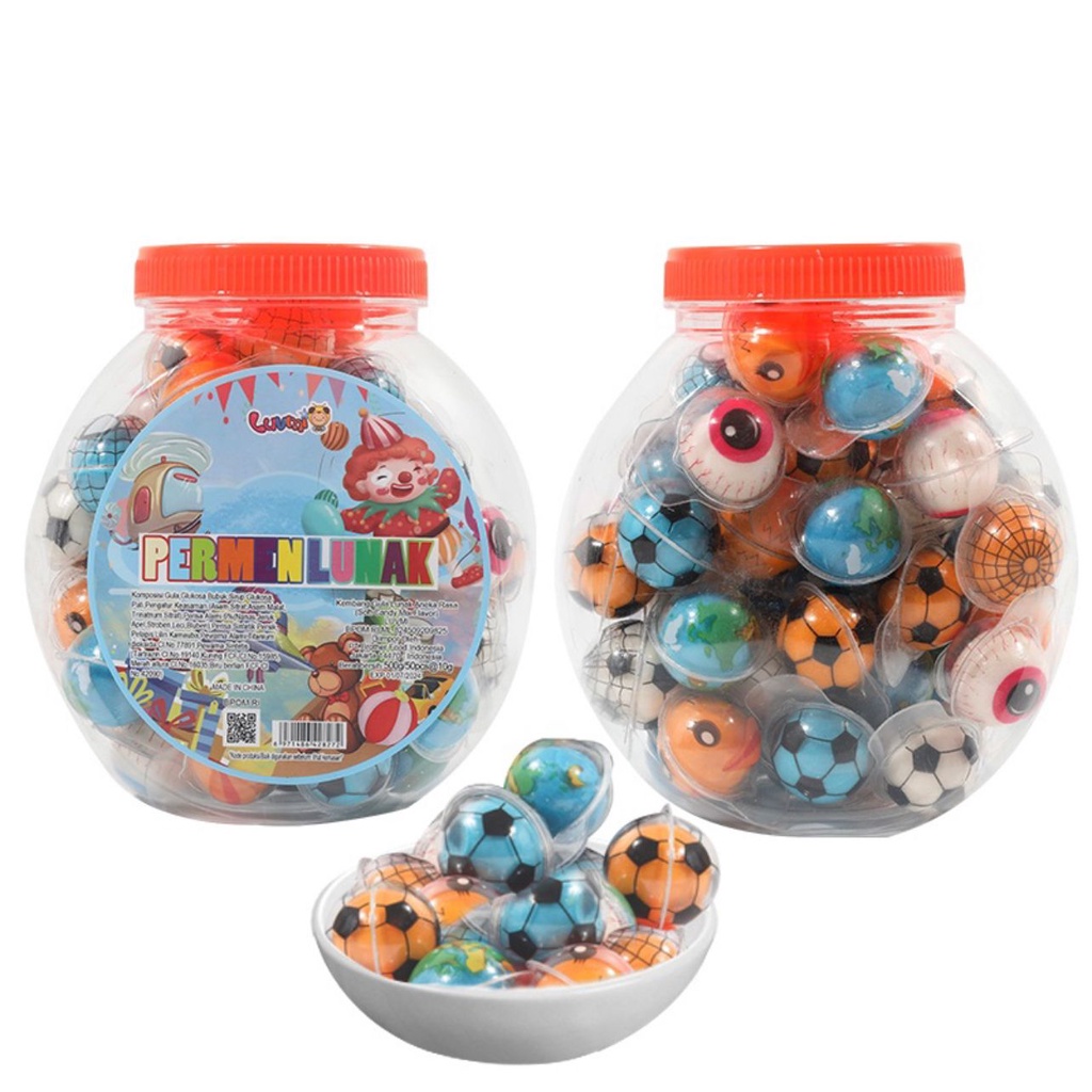 

Permen Lunak/Luvmi-1-Toples Isi 50pcs-Permin Viral-Permen Jelly