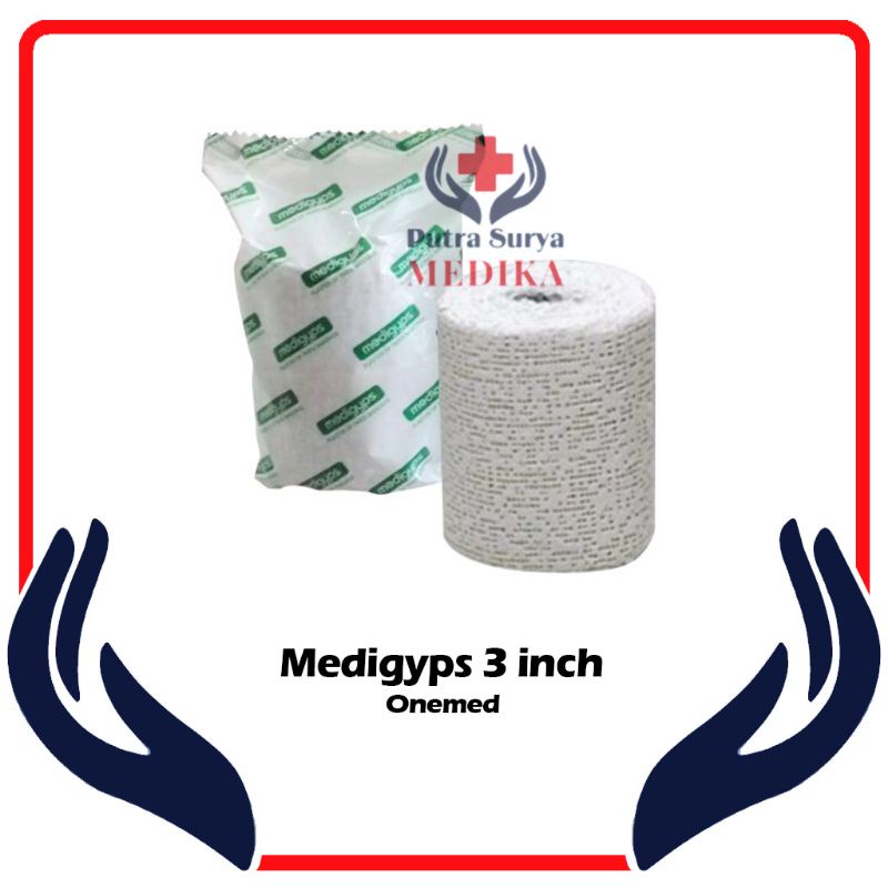 Medigyps Plester Bandage | Gips Onemed Ukuran 3inch