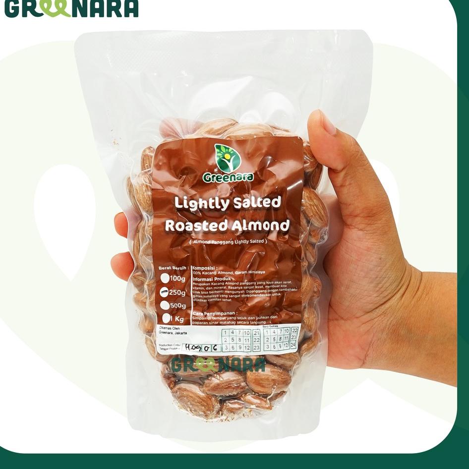 

Terbatas--Lightly Salted Roasted Almond 250gr / Almond Panggang Lightly Salted 250 gram