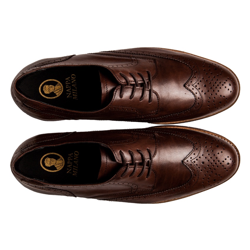 Blake Brogues Brown - Nappa Milano - Sepatu Pria